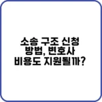 소송 구조 신청 온라인 접수 방법